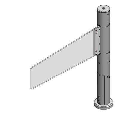 Portique automatique plexiglass 3D